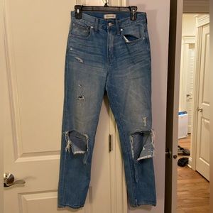 Madewell ripped jeans